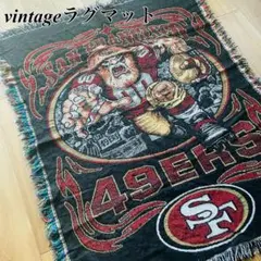 入手困難 NFL レッドスキンズ ラグマット タペストリー ヴィンテージ
