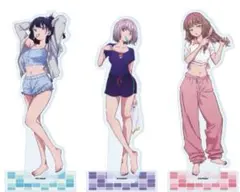 アクスタ 大黒湯 グリッドマン ユニバース コラボ限定 浴衣 六花 