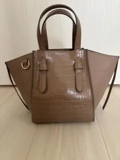 フェイクレザー トートバッグ