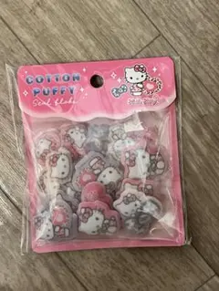 Hello Kitty COTTON PUFFY シールフレーク 日焼けキティ