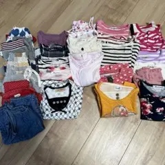 保育園のお着替えに！　春・夏　女の子　80センチ　まとめ売り