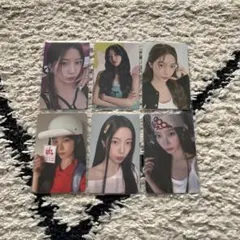 lesserafim カズハ トレカ　6枚セット