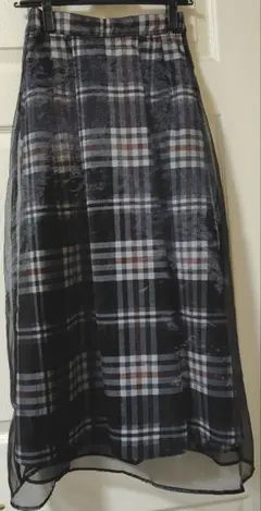 C・O・L・Z・A（Honeys） チェック柄シアースカート Sサイズ