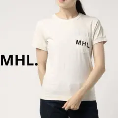 MHL.PRINTED COTTON JERSEY ポケット　ロゴ　半袖Tシャツのサムネイル