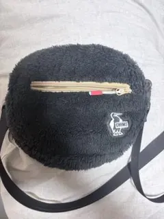 CHUMS 黒 フリース ショルダーバッグのサムネイル