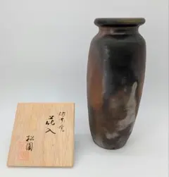 備前焼 備前花入　花瓶　松園のサムネイル