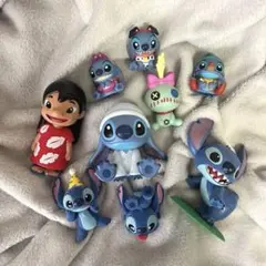 【美品】リロ＆スティッチ フィギュア 9体セット まとめ売り ディズニー