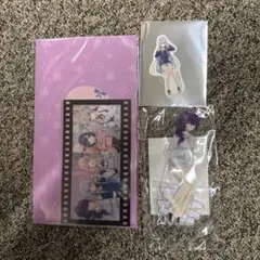 プロセカ　B賞アクスタ　はぴこれ　朝比奈まふゆ　暁山瑞希　宵崎奏　特典シール