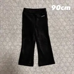 プティマイン　カットコールフレアパンツ　90cm ブラック 黒 コーデュロイ