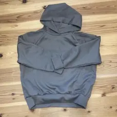 HELIOPOLE モカグレー パーカートレーナー　ダンボール　グレージュ