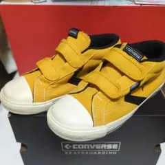 CONVERSE イエロー スニーカー 22.0cm ベルクロ