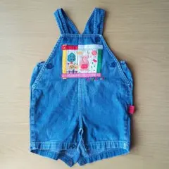 【美品】MIKIHOUSE デニムロンパース 70-80cm　男の子 女の子