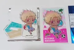 ブルーロック and GALLERY カフェ アクスタ クリアカード 士道