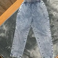 デニム風イージーパンツ ゴムウエスト　GU 140