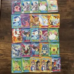 丸美屋 ポケモン キラキラシール 25枚 まとめ売り ステッカー