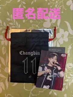 Stray Kids スキズ　VR ラントレ　巾着　チャンビン2点セット