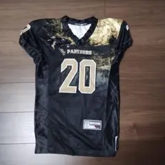 古着 PANTHERS ゲームシャツ YOTH Mサイズ 20