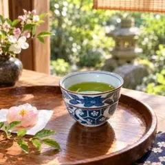 食品サンプル　お供え　緑茶　イミテーション