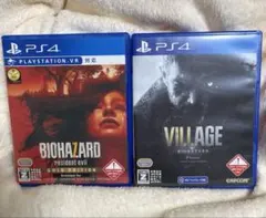 PS4 バイオハザード7 ゴールドエディション＋ヴィレッジ Z 2本セット