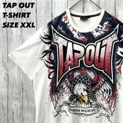 アメリカ古着　TAP OUT オーバーサイズビッグプリントTシャツ　サイズXXL