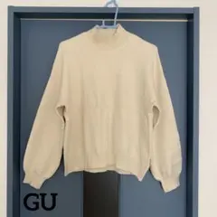 トップス　ニット　タートルネック　ハイネック　長袖　ジーユー　GU