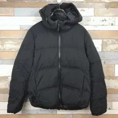 【ユニクロ】シームレスダウンパーカ　黒　軽量　ダウン　フェザー　M