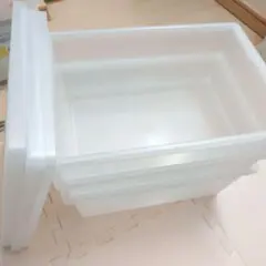 無印良品　ポリプロピレン収納ボックス中　3個