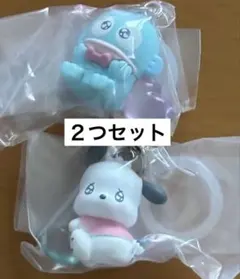 サンリオ エモきゅん めじるしアクセサリー　ハンギョドン　ポチャッコ　２つセット