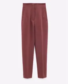 ZARA テーパードパンツ　ピンク　ボトムス