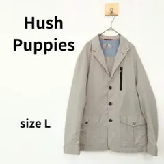 Hush Puppies　カジュアルジャケット　グレージュ　Lサイズ　2118