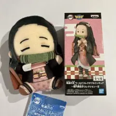 竈門禰豆子　ワーコレ くっつきぬいぐるみバッジ