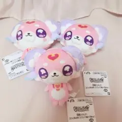名探偵プリキュア　ポチタン　ぬいぐるみ　コロッとまんまるプリフェイス 3点セット