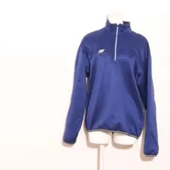 new balance L ジャージ ハーフジップ スポーツ ブルー 男女のサムネイル