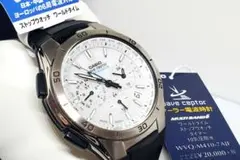 【美品】カシオ CASIO WVQ-M410-7AJF ソーラー電波時計 (白)