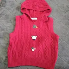 ニット　100 90 95 ファミリア　ベスト　セーター　ニットベスト