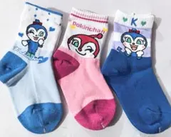 新品ドキンちゃん　コキンちゃん靴下3足セット13-19cmキッズ靴下ソックス