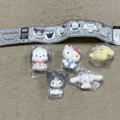 サンリオキャラクターズ ふわわフロッキーマスコット　全5種　コンプリート