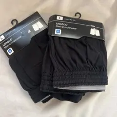 な*お様 UNIQLO メンズアンダーウェア トランクス L ブラック