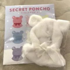 ディズニーストア シークレットポンチョ 白