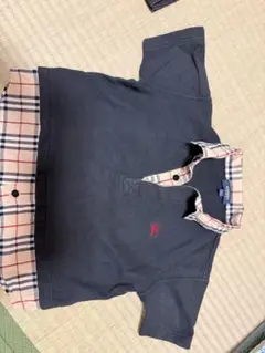 Burberry ネイビー ポロシャツ 110A