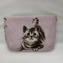 ポーチ　猫柄　ハンドメイド