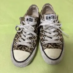 CONVERSE ALL STAR ヒョウ柄 スニーカー 23.5cm