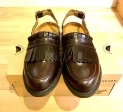 ❤️美品❤️Dr. Martens ダークブラウン フリンジ ローファー UK5