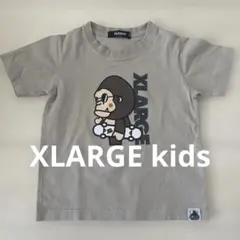 XLARGE kids 吸水速乾 接触冷感 ファニーゴリラプリントTシャツ