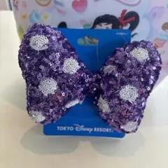 ミニー　リボン　ヘアゴム
