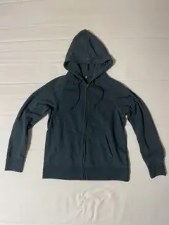 UNIQLO ユニクロ スウェットフルジップパーカー ダークグリーン Lサイズ
