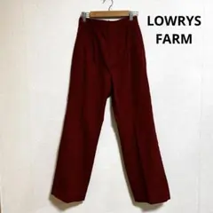♡LOWRYS FARM♡ ローリーズ ファーム スラックス パンツ　エンジ色
