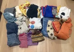 子供服 まとめ売り 90 95 男の子 秋冬 長袖 長ズボン パジャマ 上着