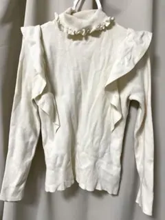 an another angelus タートルネック　セーター　フリル