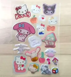 Sanrioボンボンドロップシールぷくぷくシールおすそ分け